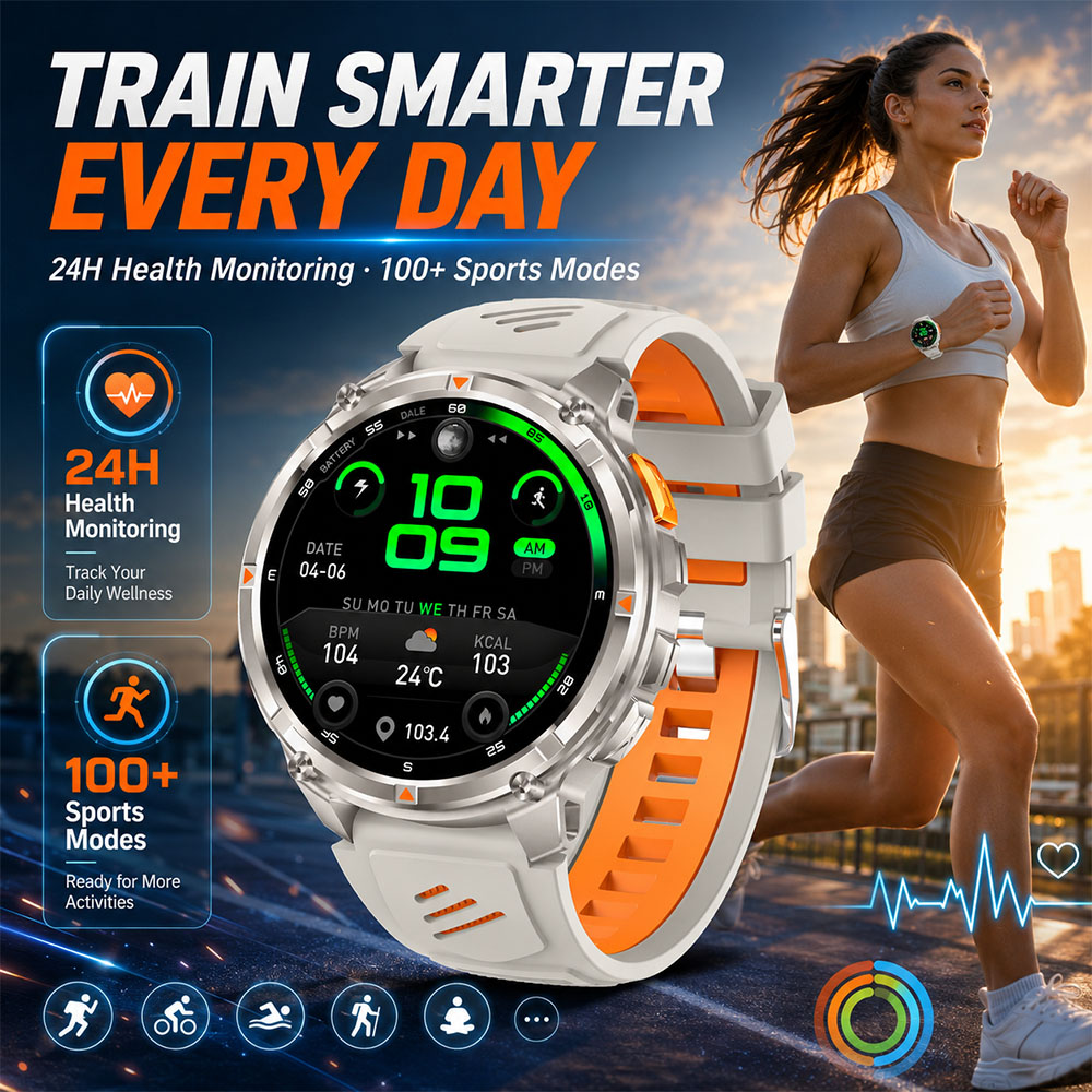 YAOCX AMOLED Smartwatch Men 11 - Outdoor Lighting Japanese 评论和价格