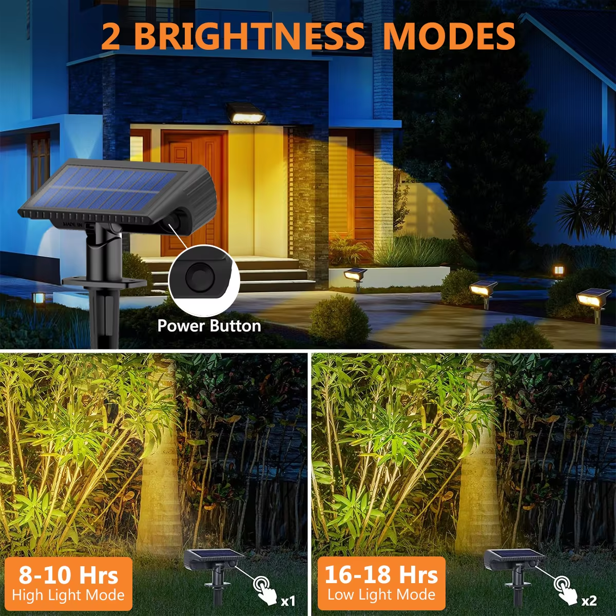 4 Pack Solar Landscape Spot Li - Outdoor Lighting Wall 评论和价格