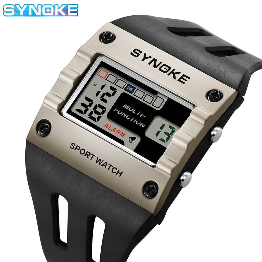 SYNOKE Digital Watch Men Sport - Outdoor Lighting Trends 评论和价格