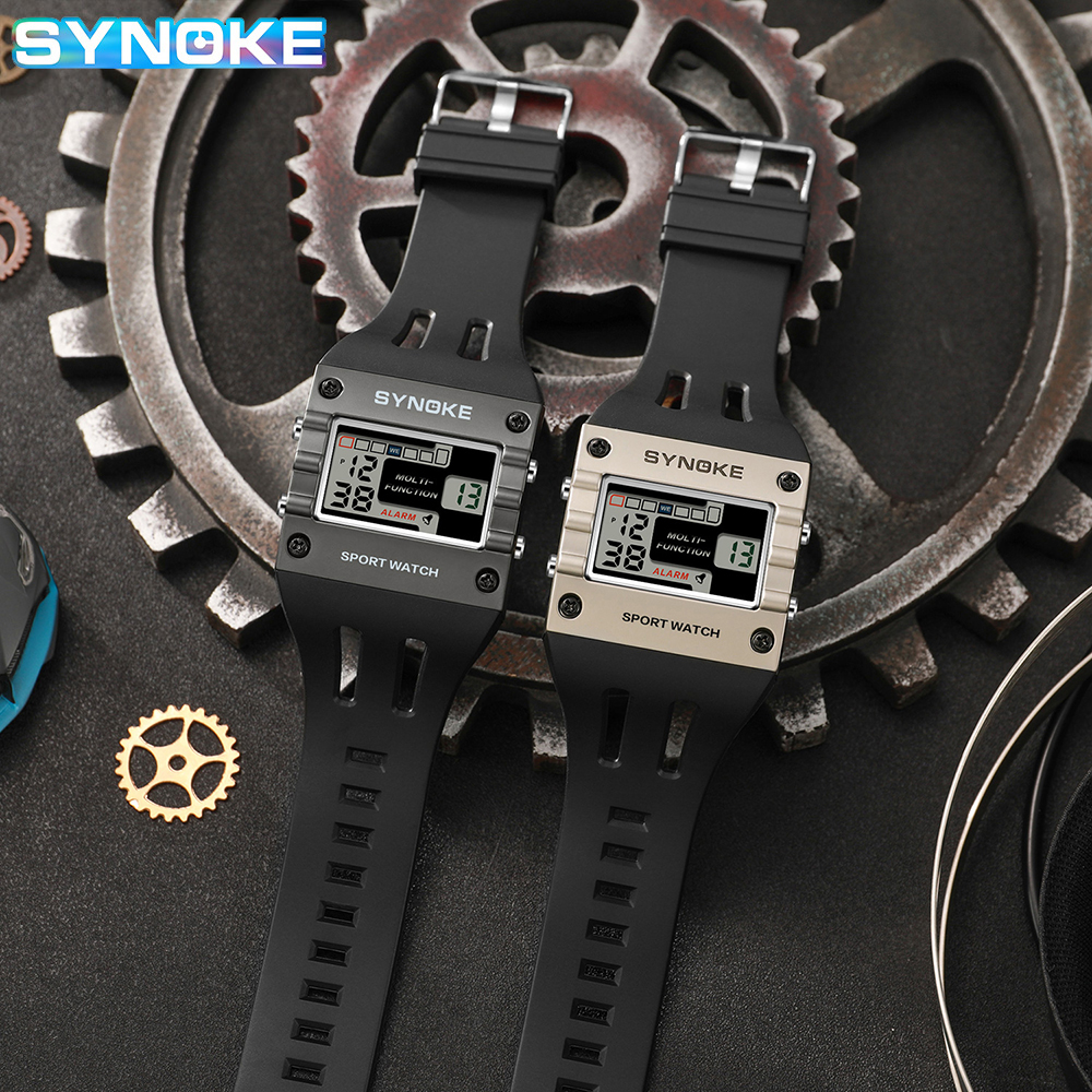 SYNOKE Digital Watch Men Sport - Outdoor Lighting Trends 评论和价格