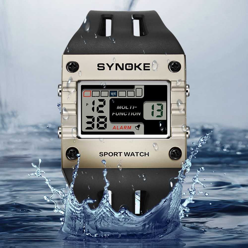 SYNOKE Digital Watch Men Sport - Outdoor Lighting Trends 评论和价格
