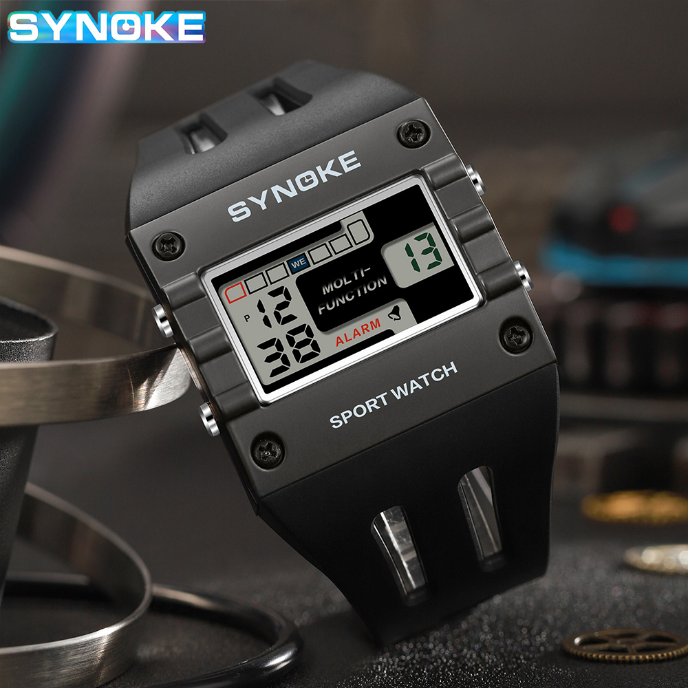 SYNOKE Digital Watch Men Sport - Outdoor Lighting Trends 评论和价格