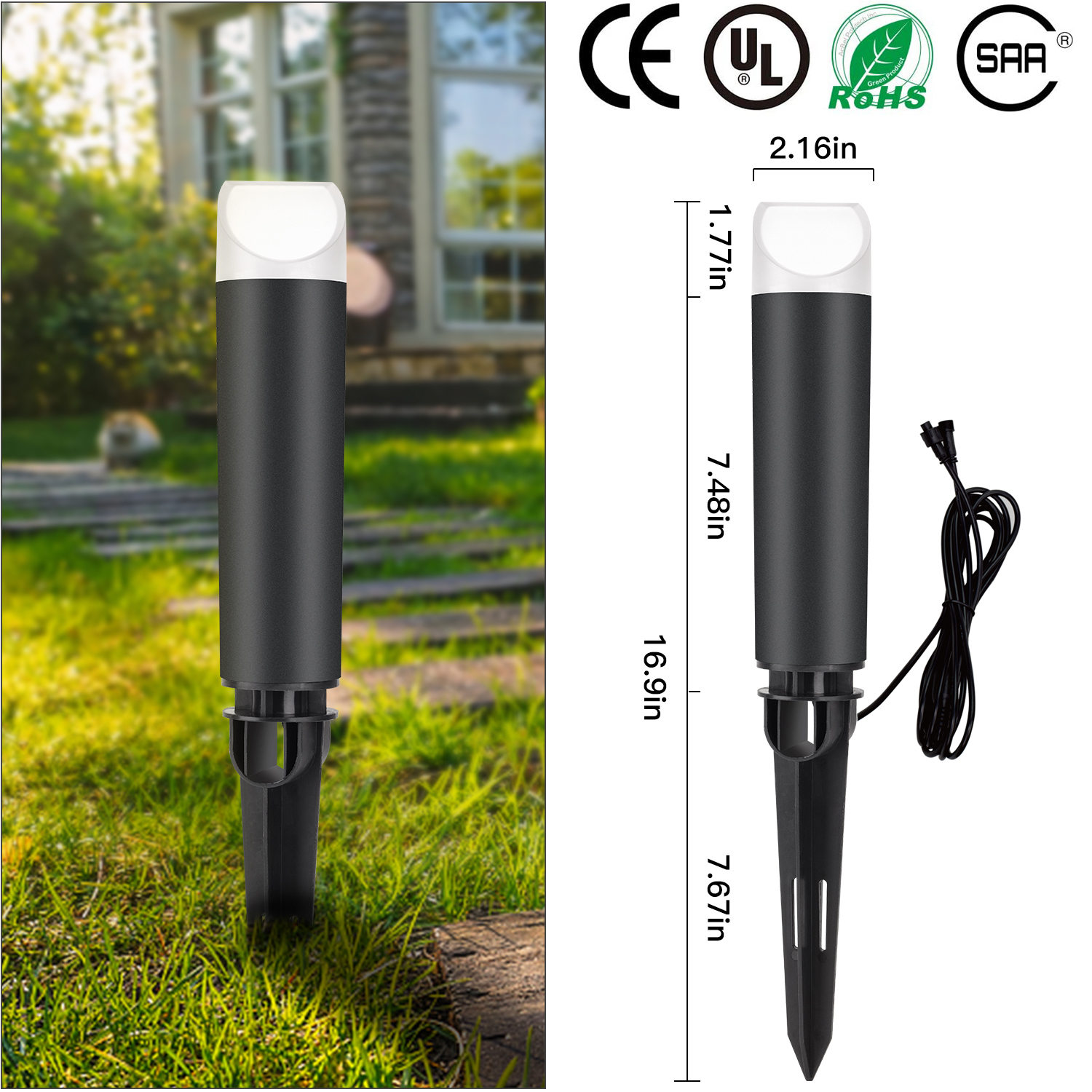 QACA LED Landscape Lighting Ou - Outdoor Lighting Transformer 评论和价格
