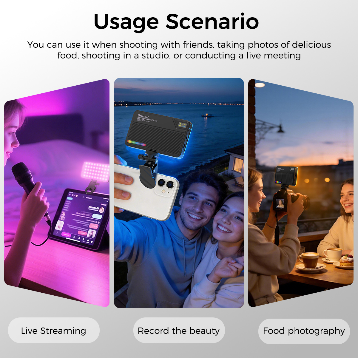 IReal X4 X3 Video Light RGB Po - Outdoor Lighting Video Shooting 评论和价格