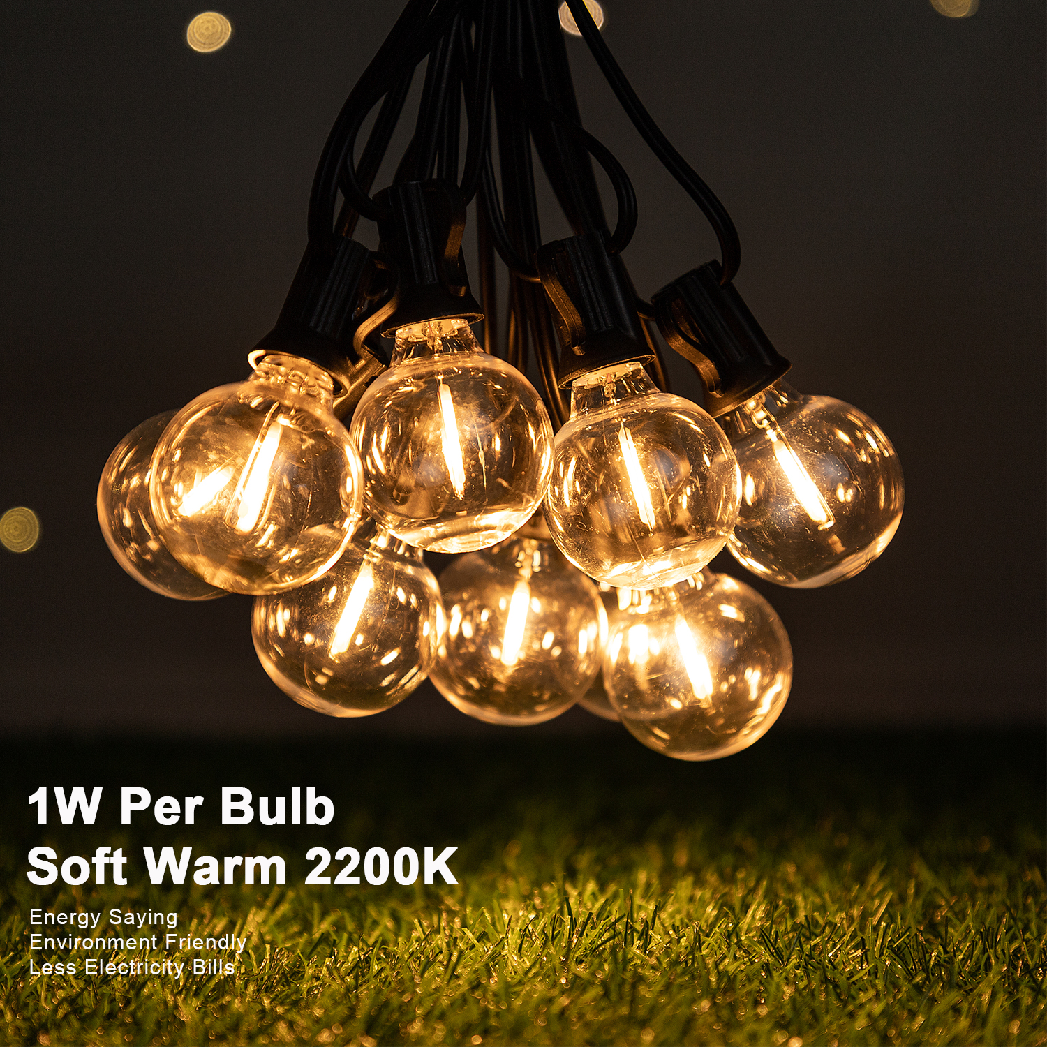 G40 Outdoor Garland String Lig - Outdoor Lighting Strip 评论和价格