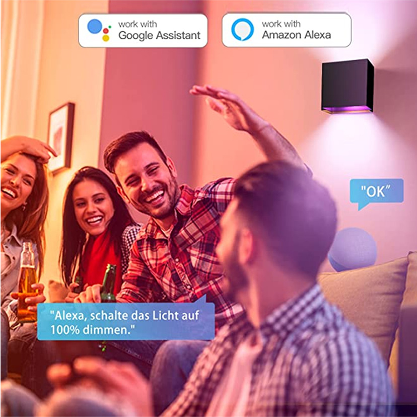 Tuya Smart WiFi LED Cube Wall  - Outdoor Lighting Zigbee 评论和价格