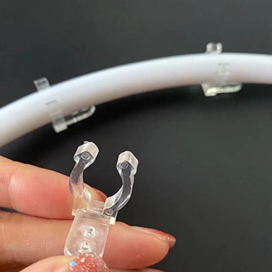 50 Pack Rope Light Clips Clear - Outdoor Lighting Strip 评论和价格