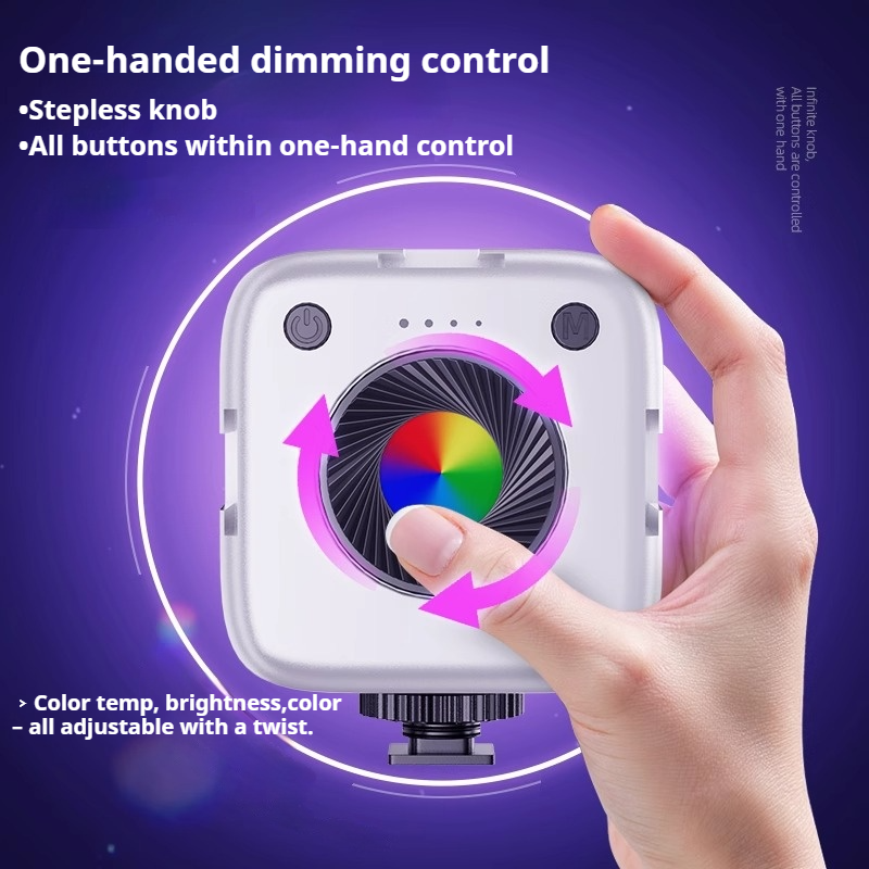 Mini RGB LED Video Fill Light  - Outdoor Lighting Video Shooting 评论和价格