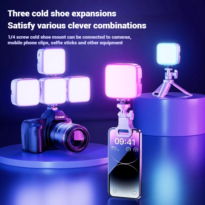 Mini RGB LED Video Fill Light  - Outdoor Lighting Video Shooting 评论和价格