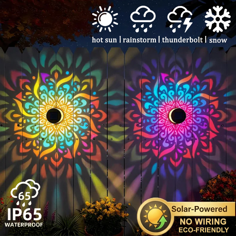 Solar LED Wall Light Mandala P - Xl Outdoor Lighting 评论和价格