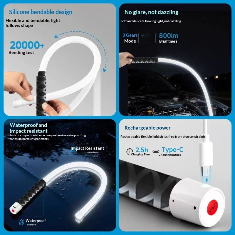 1Pc Flexible Bendable Multi-Fu - Outdoor Lighting Strip 评论和价格